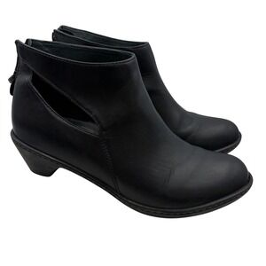 Dansko Women Bonita Leather Boot Black Whimsigoth Dark Fairy Comfort Sz 39 8.5-9